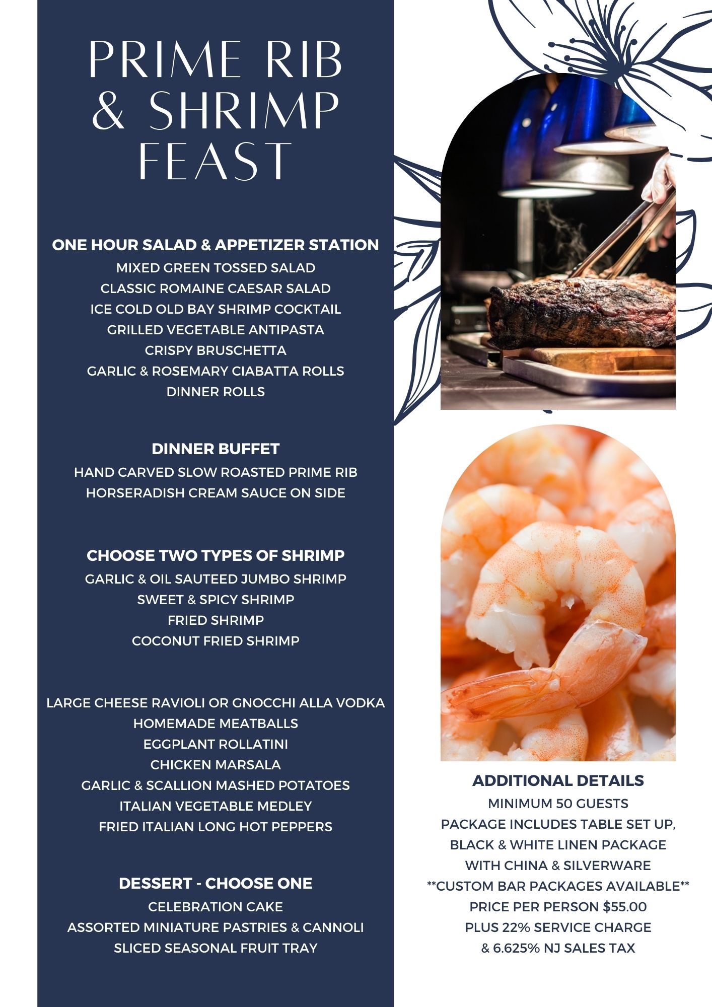 Pageant Menu Package Banquet Packages | Maria’s By DiPaolo’s